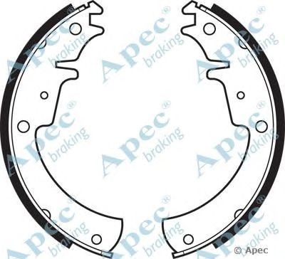 APEC BRAKING shu373 -  Комплект тормозных колодок
